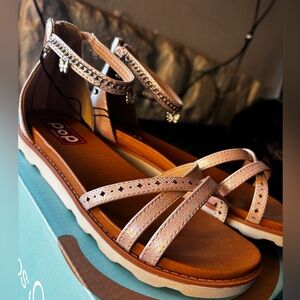 Glittery Pink Sandals